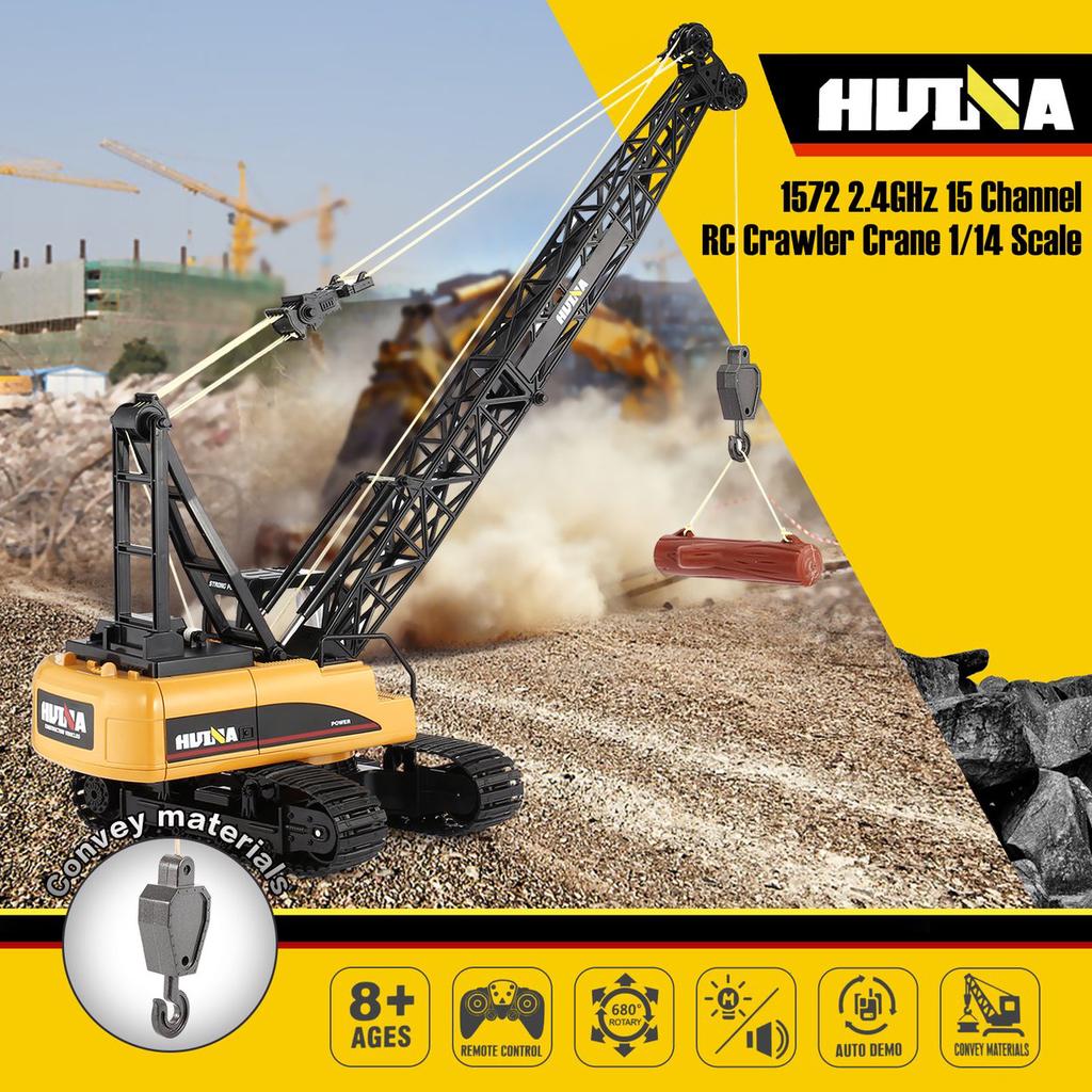 HUINA 1572 RC รถเครนบังคับ 2.4 GHz ขนาด 1/14 15CH RC