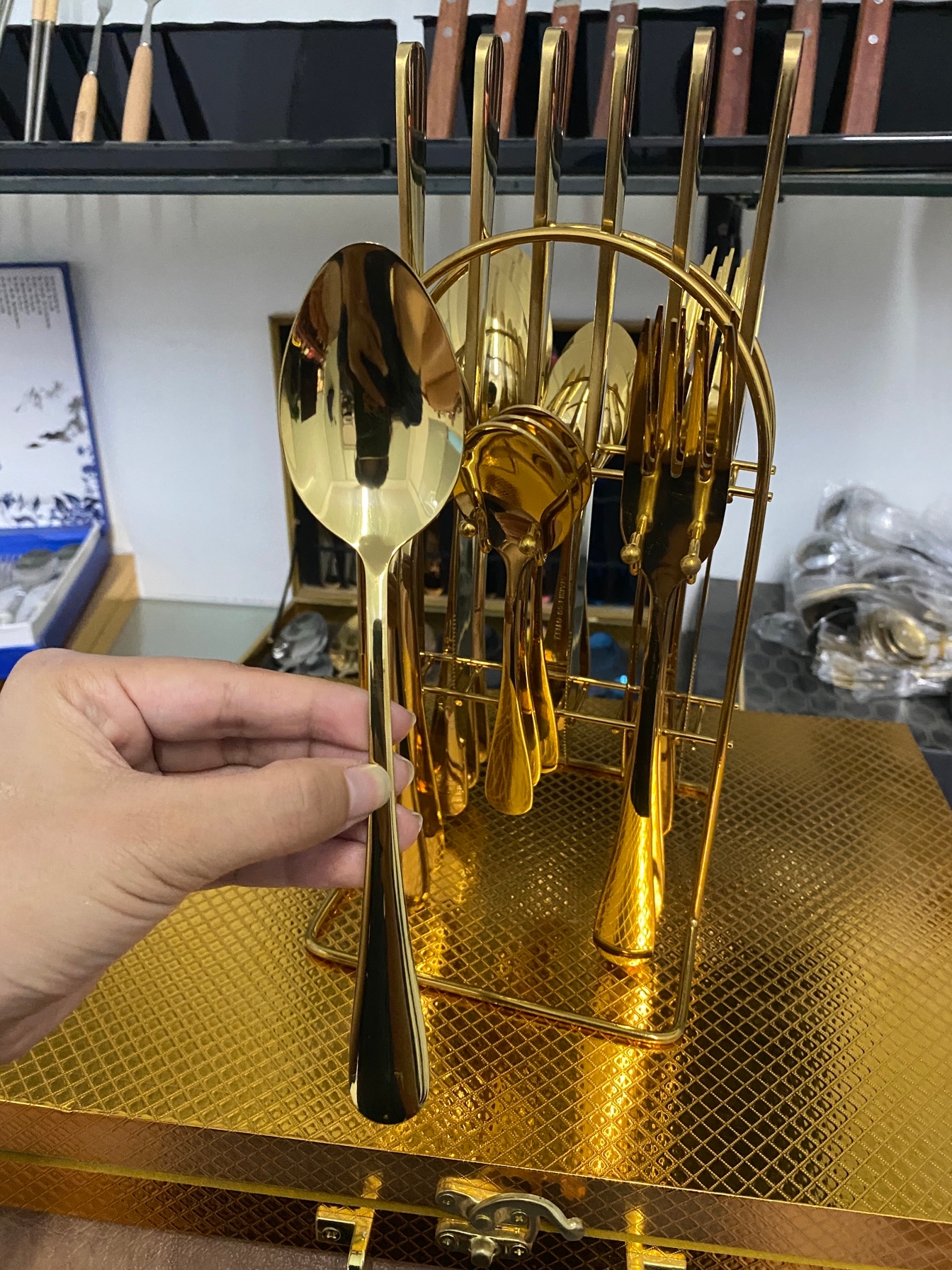 set ช้อนส้อมมีดสแตนเลส