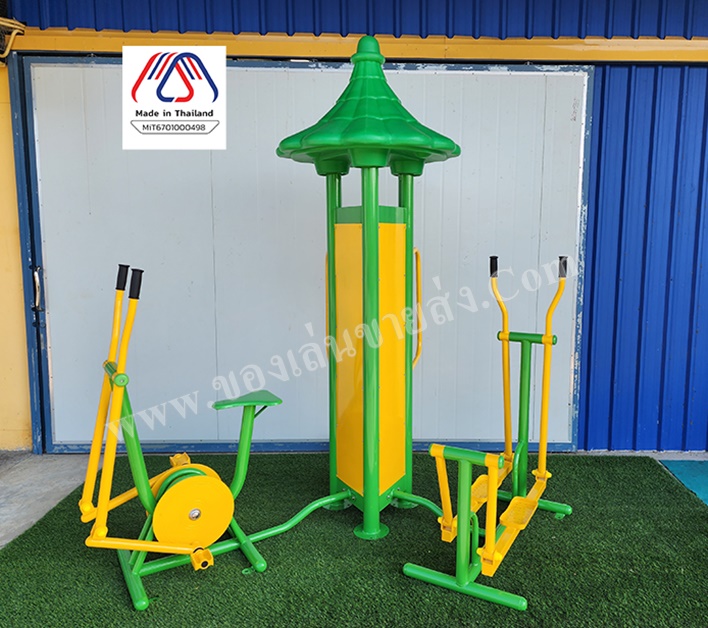 สถานีบริหารกล้ามเนื้อขาและสะโพก แบบ 3 สถานี