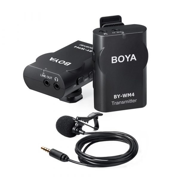 Boya Wireless Microphone สำหรับ กล้อง/สมาร์ทโฟน BY-WM4