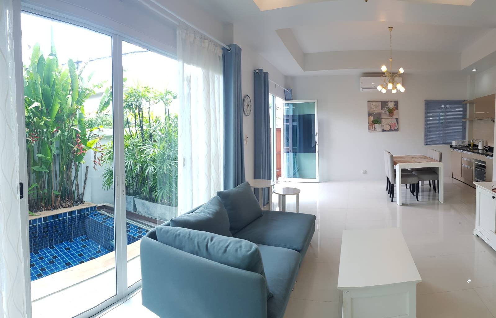 For Rent : Bangtao, Pasak Private Pool Villa, 2 bedrooms 2.5 Bathrooms.