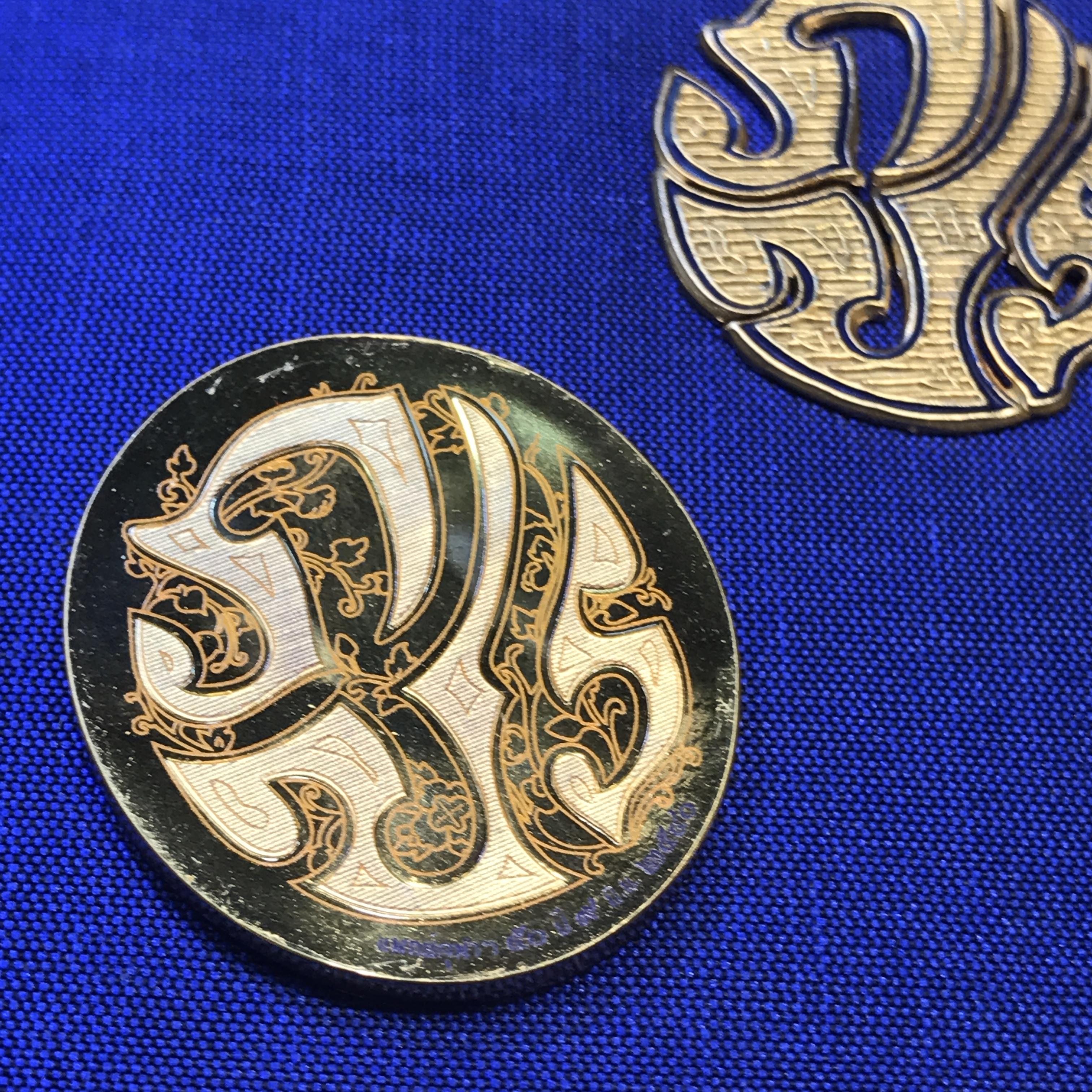 เหรียญแห่งศรัทธา ร.9 ที่ระลึก50 ปีแพทย์ศาสตร์ จุฬาฯ ปี2540 เนื้อทองคำ 99.99