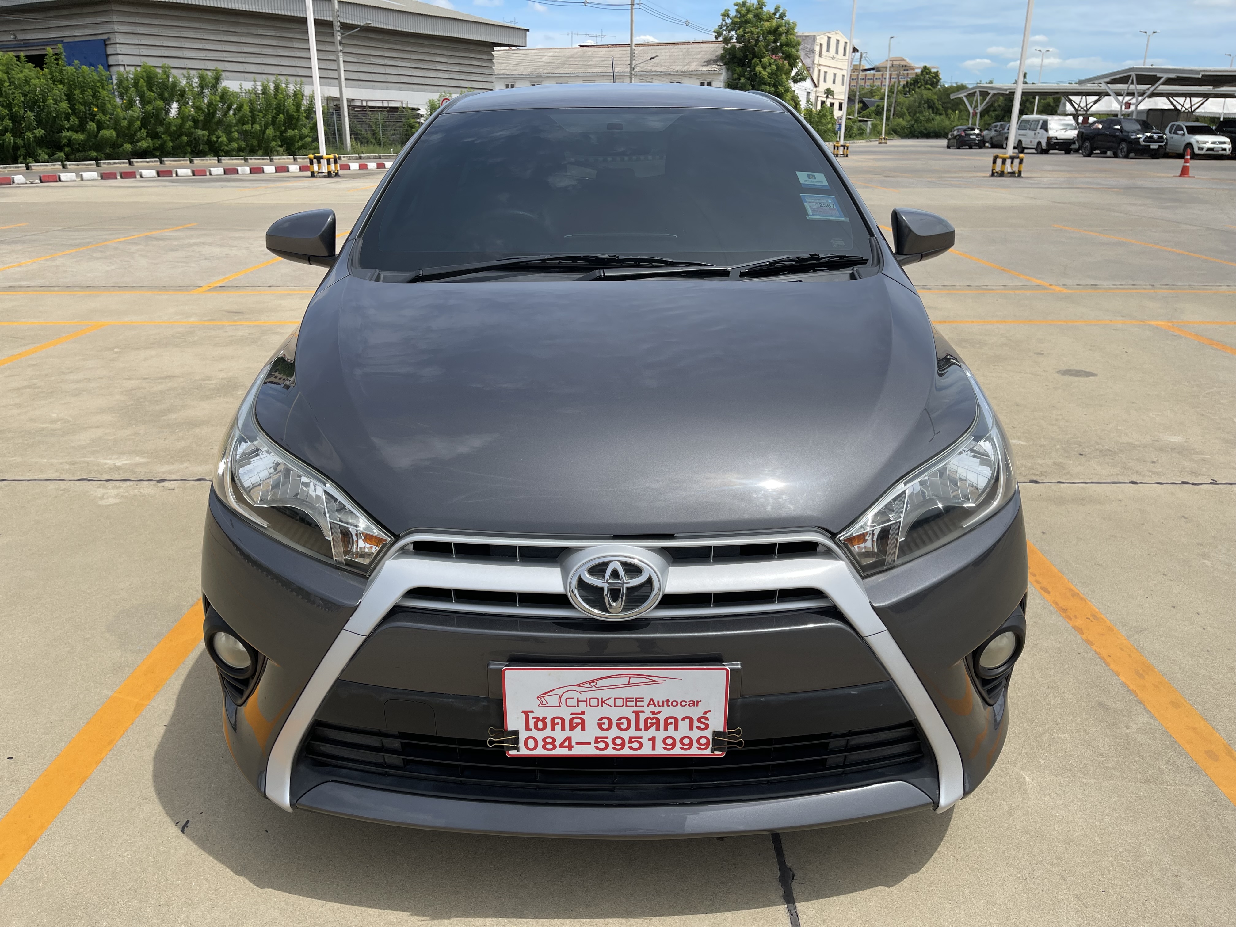 Toyota Yaris 1.2 E At 2014 เทาดำ