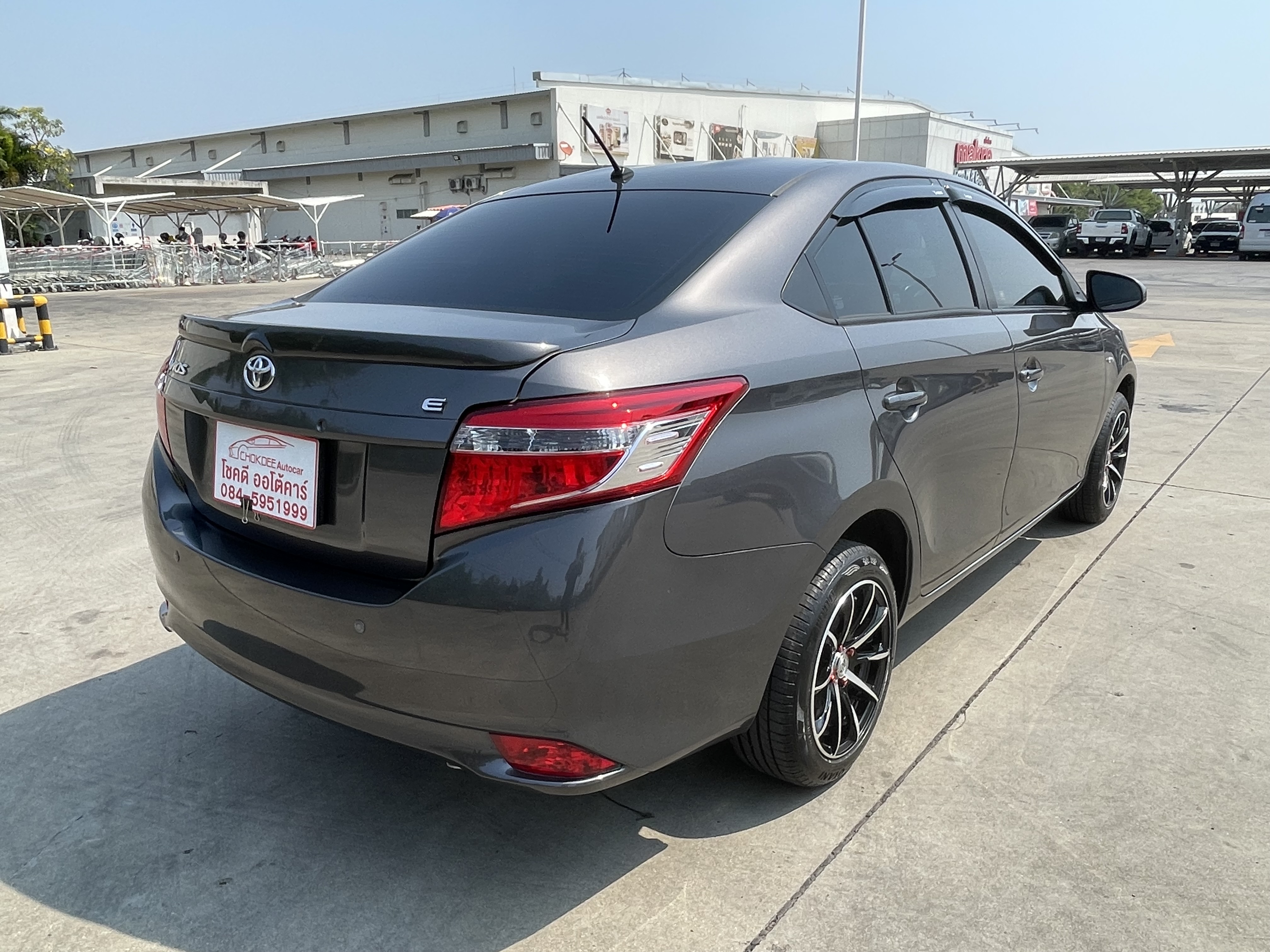 Toyota Vios 1.5 E At 2015 เทาดำ