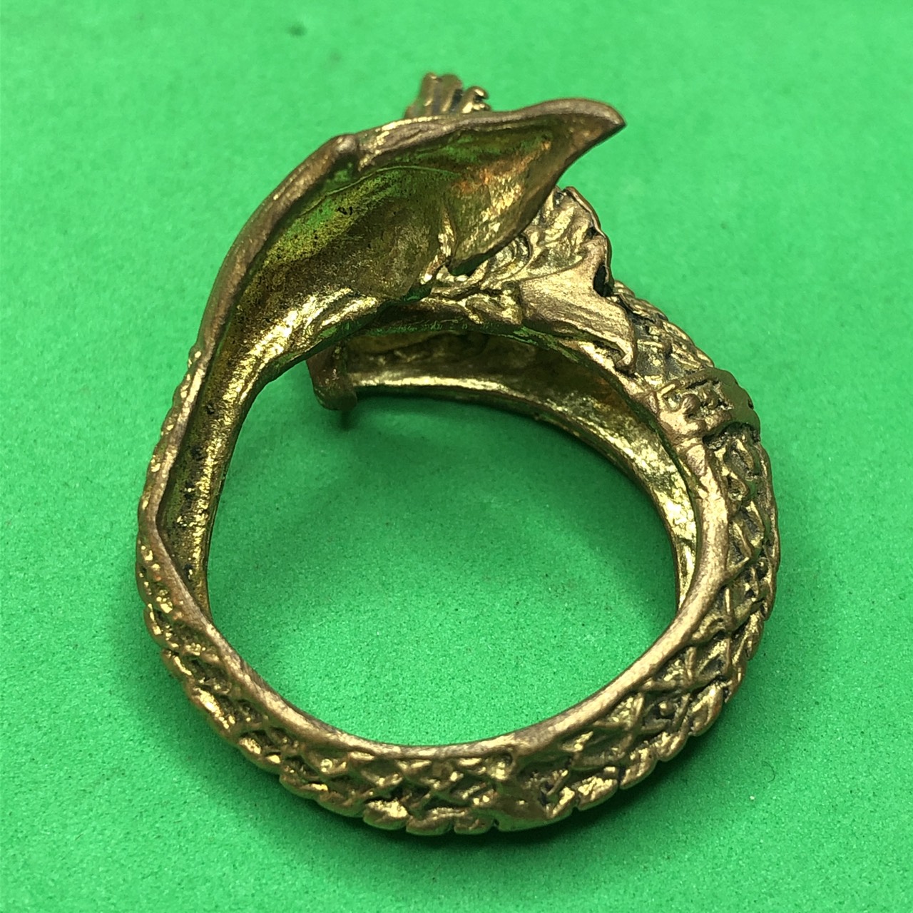 แหวนพญานาค 1เศียร ฟรีไซต์ปรับขนาดได้ | ของนำโชค แหวนพญานาคนาคราช แหวนพญานาคลงยา พญานาค