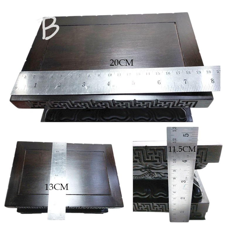 ฐานบัวสไตล์จีน สี่เหลี่ยมผืนผ้า--BPT587--