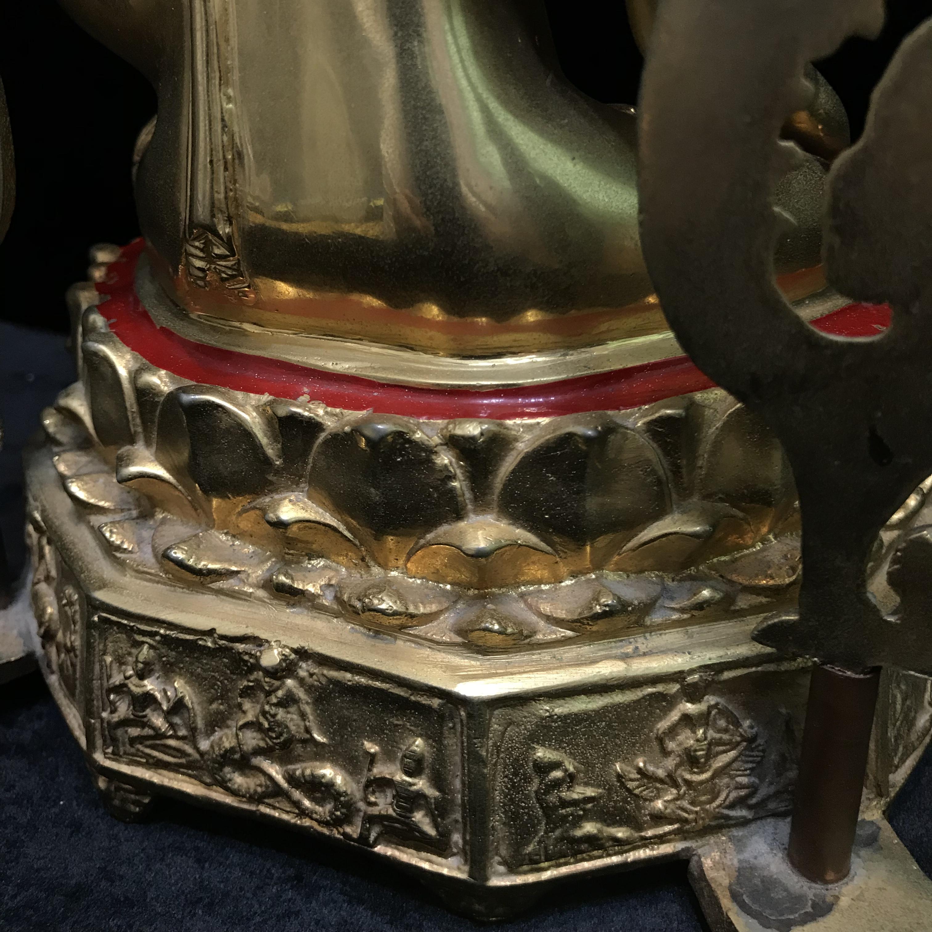 พระพุทธมงคลรัตนภูมิพัฒนมหามุนี ภปร. หน้าตัก 5นิ้ว(อาบทองคำ) วัดมงคลรัตนาราม วัดไทยในซานฟรานซิสโก สหรัฐอเมริกา ( Sanfrancisco USA.) ปี2523 (นิยมหายาก)