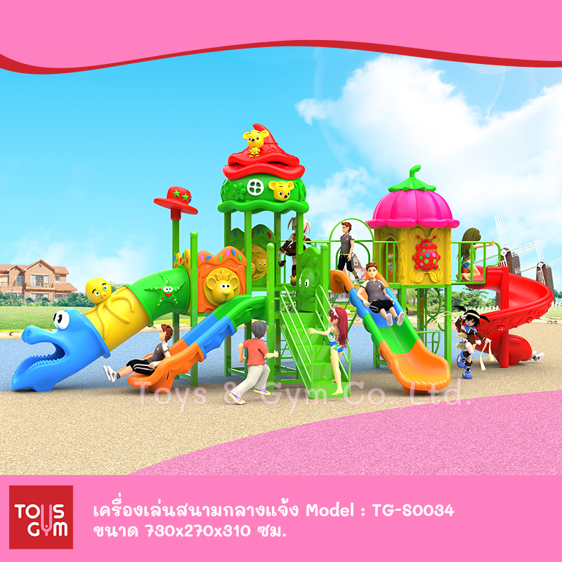 เครื่องเล่นสนามกลางแจ้ง ชุด TG-S0034