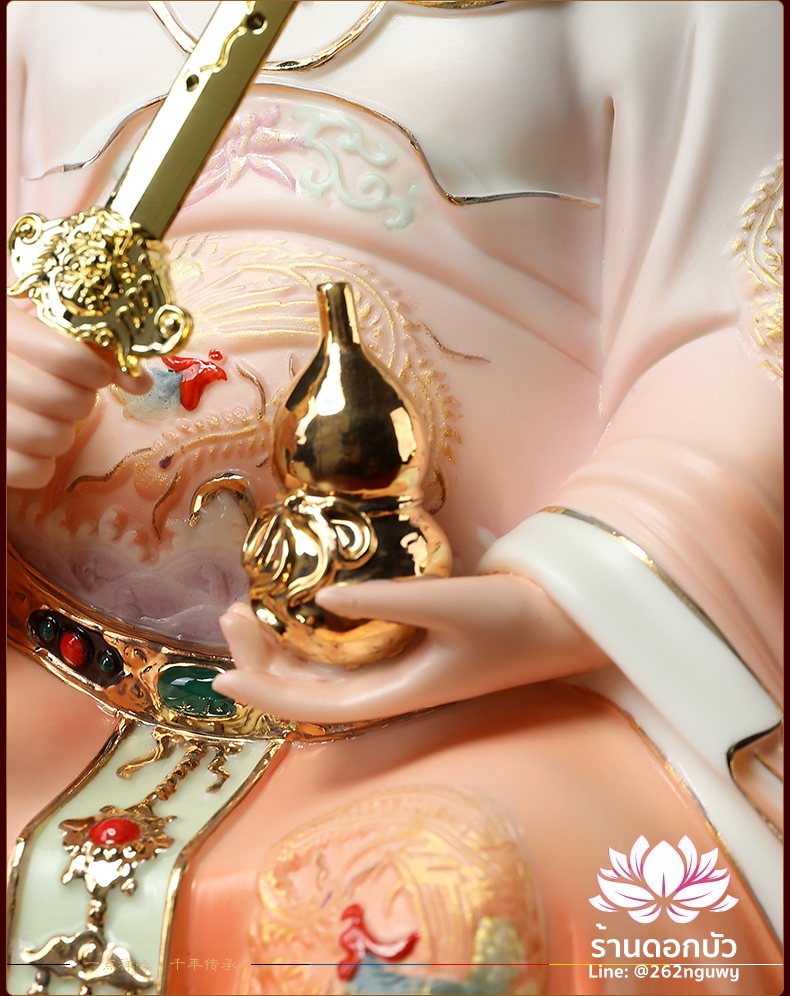 กิ่วเที้ยนเฮี่ยนลื้อ กิวเทียงเหี่ยงนึ่ง หรือจิ่วเทียนเสวียนนี่ งานคุณภาพสูง ขนาด 12/16 นิ้ว