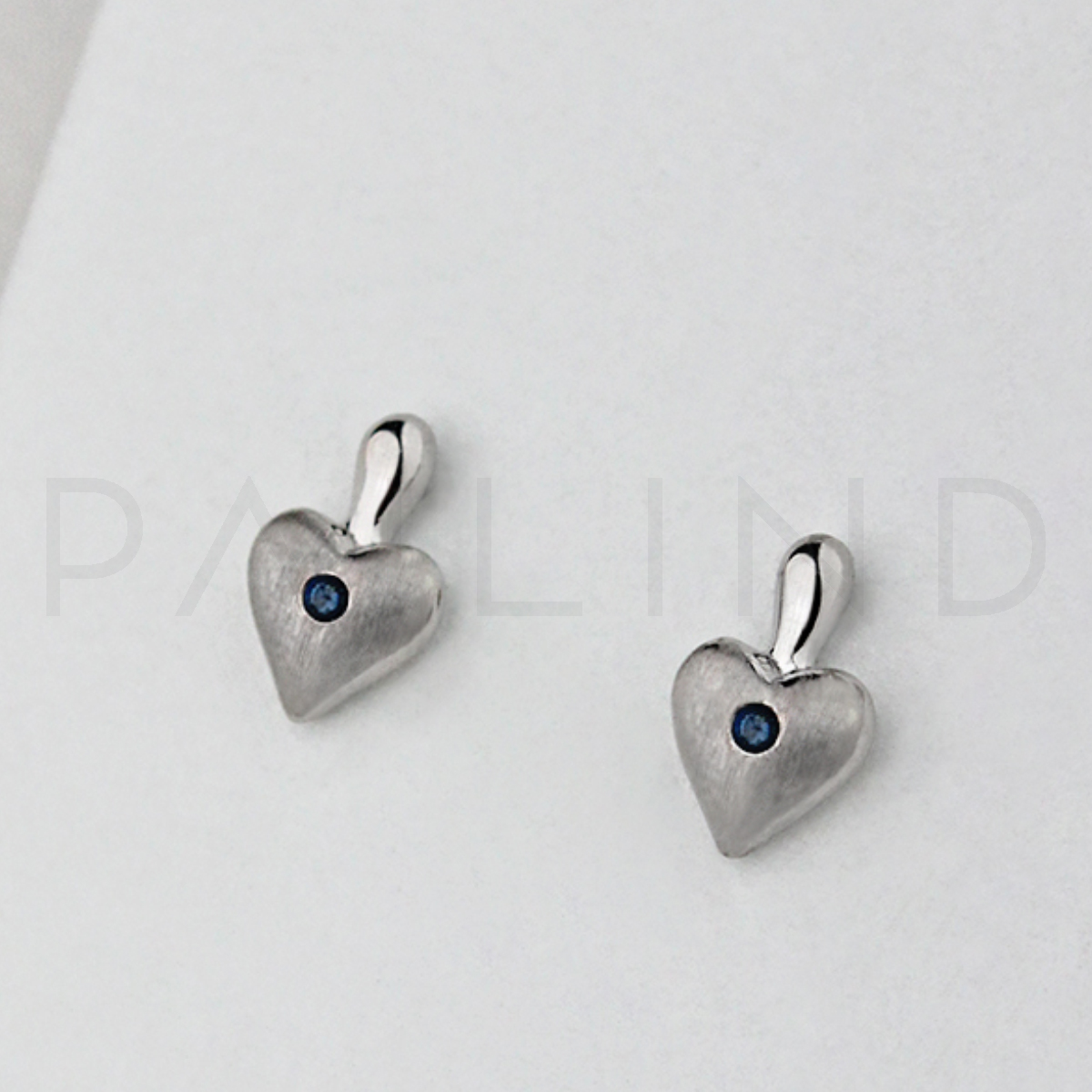 ต่างหูเงินฝังพลอย SAPPHIRE