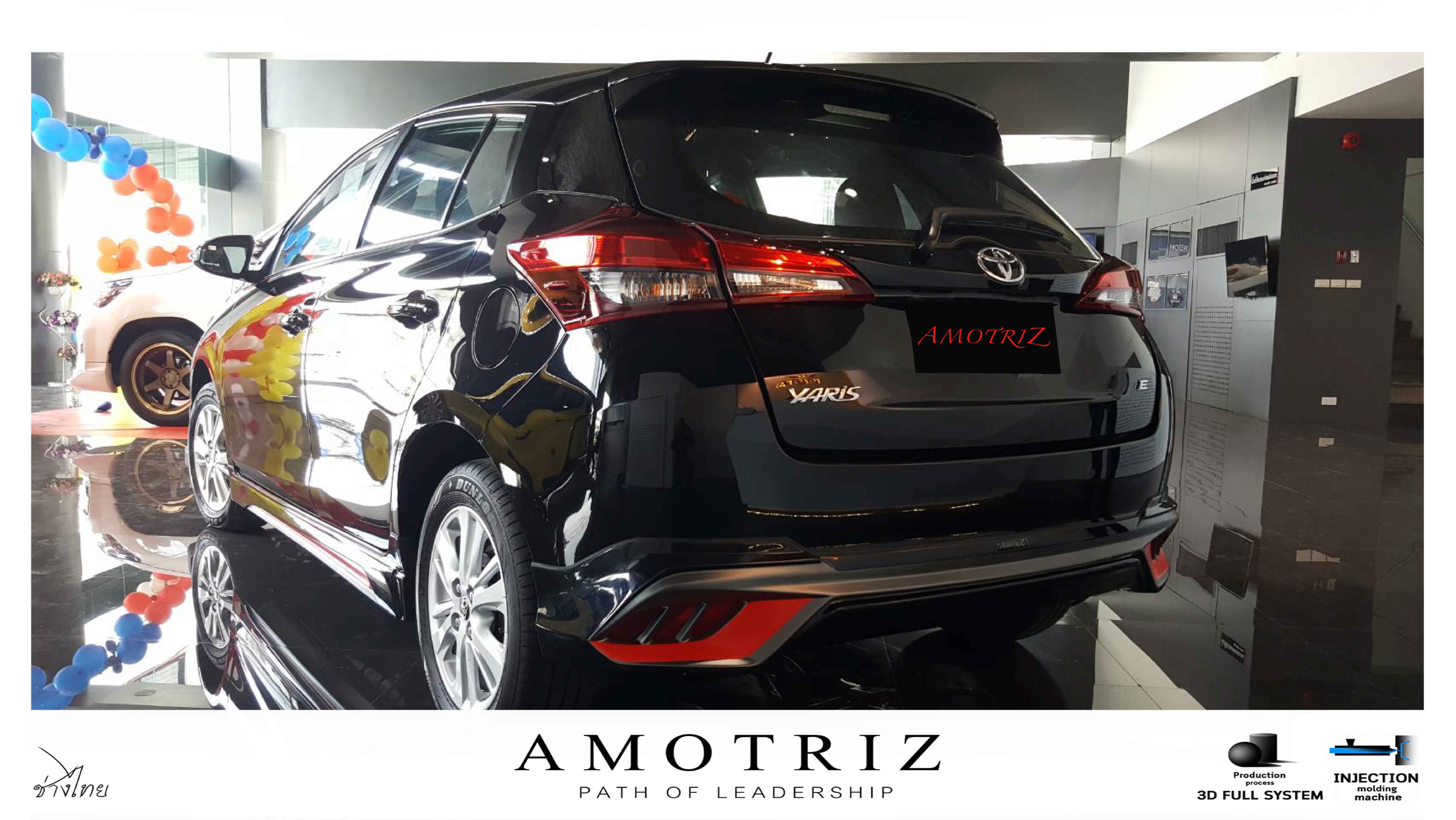 Toyota Yaris ATIV hatchback and sedan bodykits by Amotriz