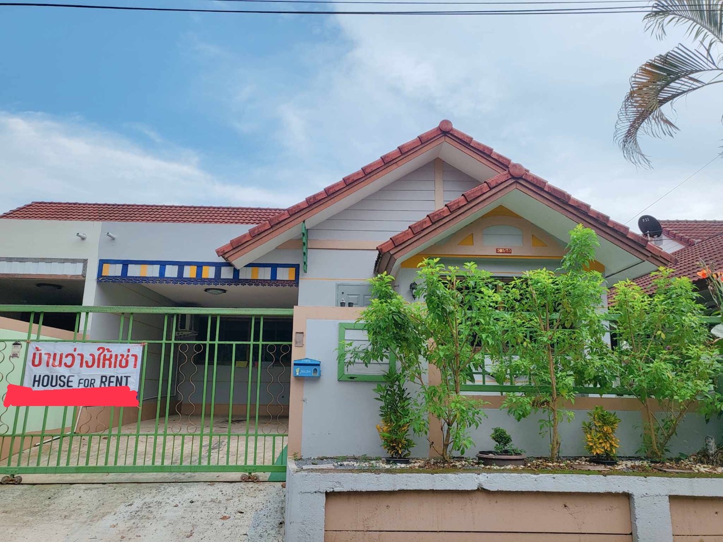 For Rent : Thalang, Detached house @Wongchalerm Thalang Phuket Village 3 Bedrooms 2 Bathrooms