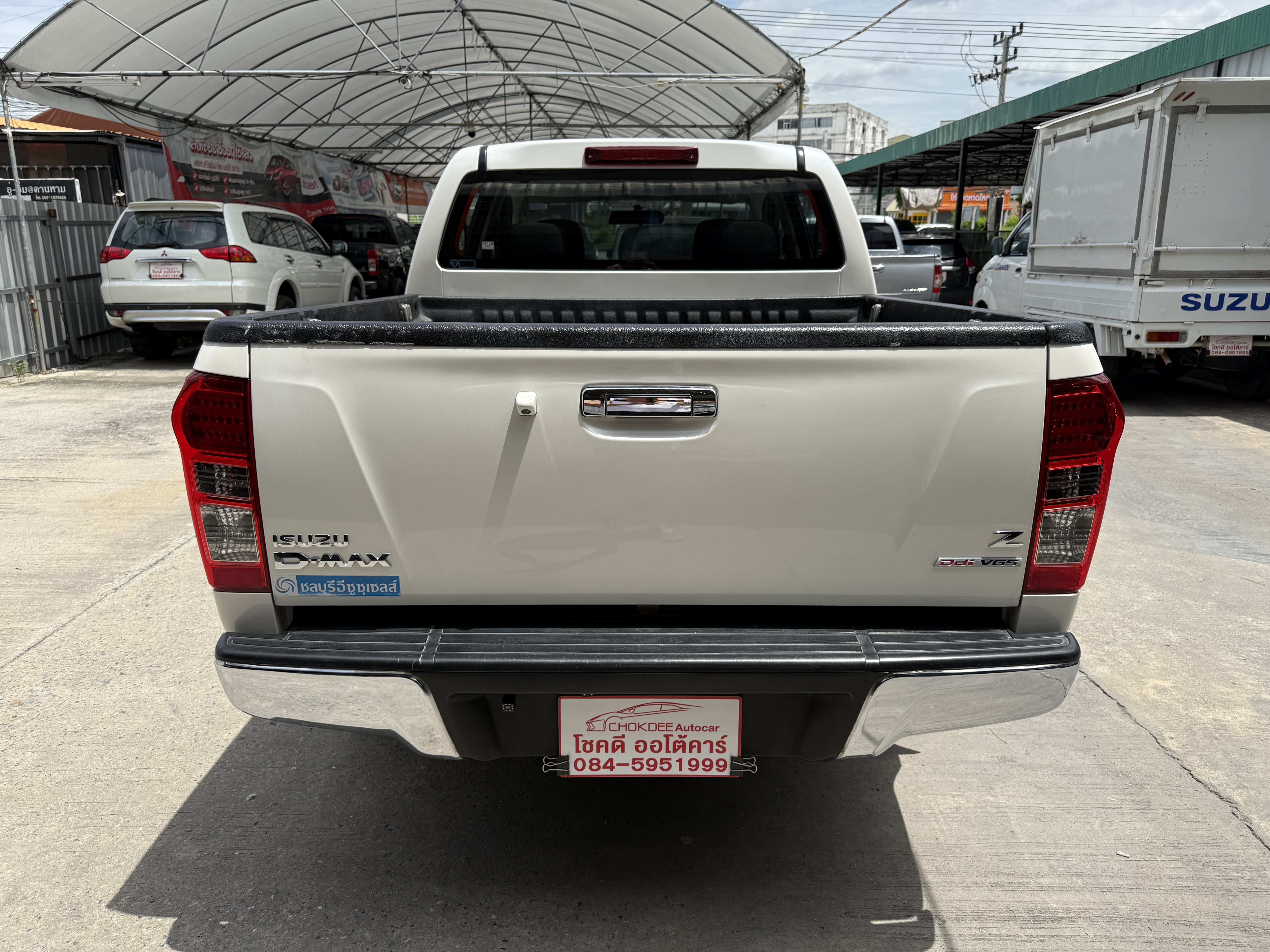 Isuzu Dmax All New 4ประตู Hilander 2.5 Vgs Z Dvd 2012 ขาวมุก