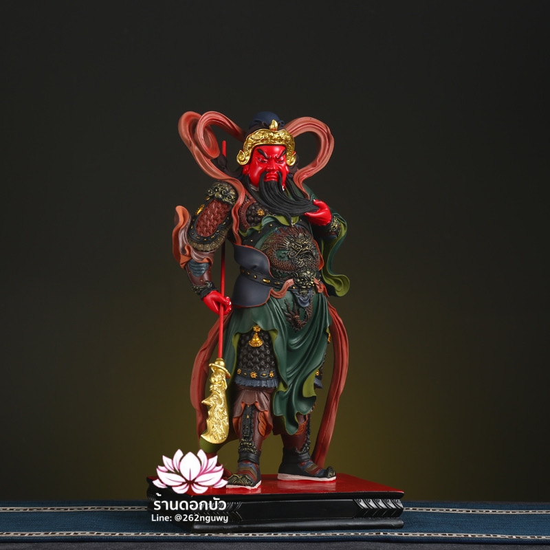 เทพเจ้ากวนอู และพระเวทโพธิสัตว์ (อุ่ยท้อผ่อสัก) งานเรซิ่น ขนาด 19 นิ้ว