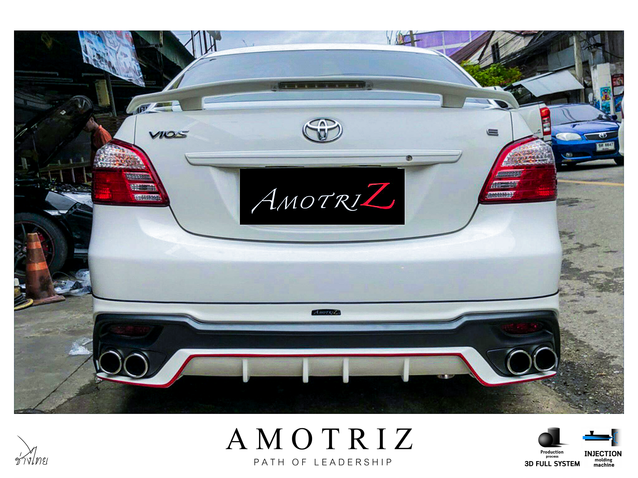 Toyota Vios 2007 to 2012 body kits by Amotriz