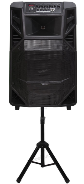 ตู้ลำโพง ลำโพงบลูทูธ SOUNDMILAN ml-2212 ตู้ลาก 18 นิ้ว 100W