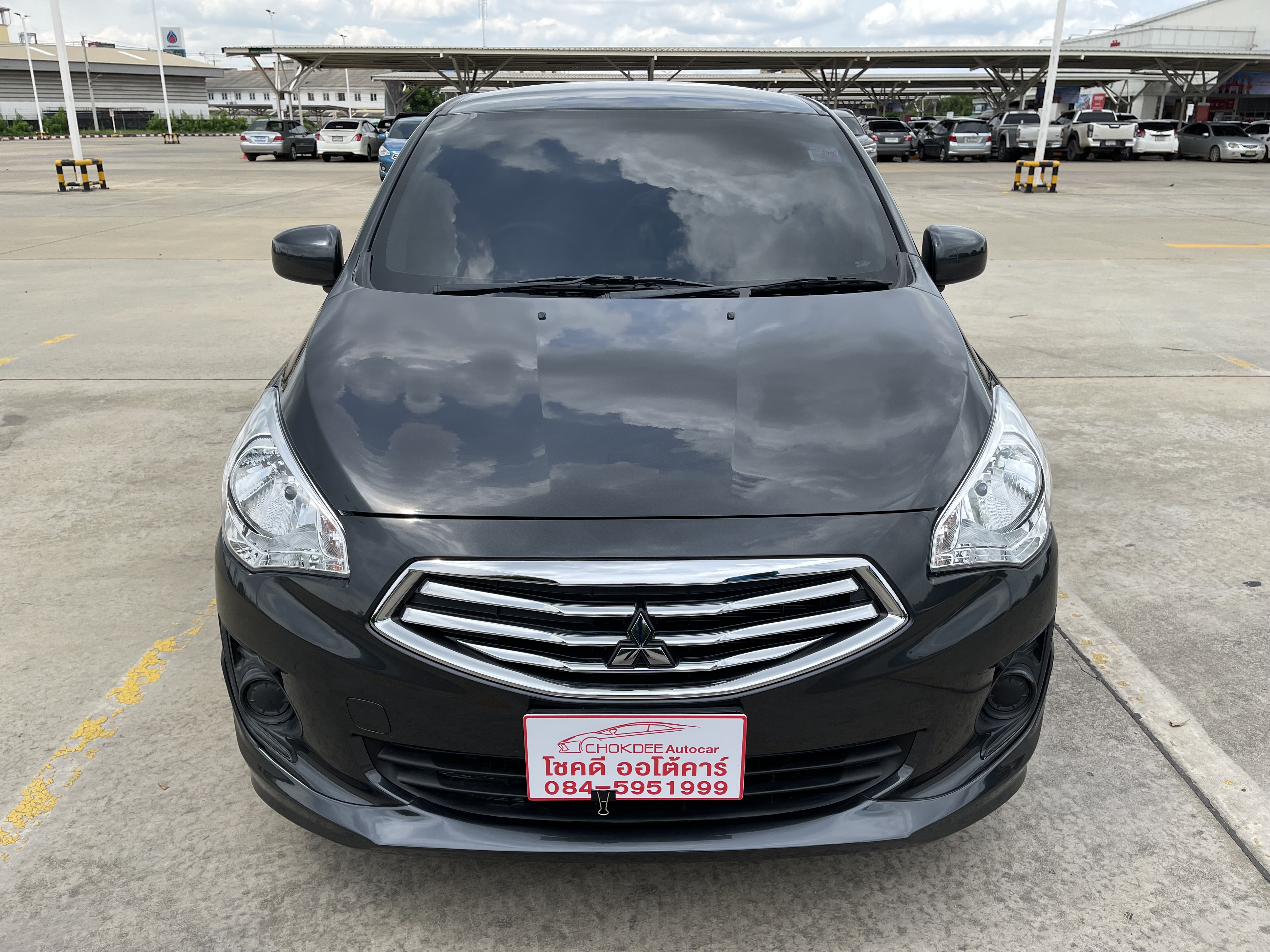 Mitsubishi Attrage 1.2 GLX At 2014 เทาดำ