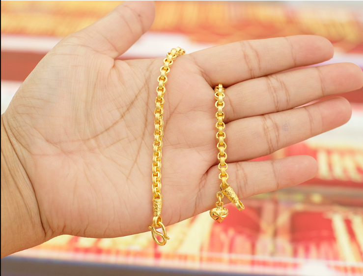 สร้อยข้อมือ ทาโร่ 1 บาท รหัส 119