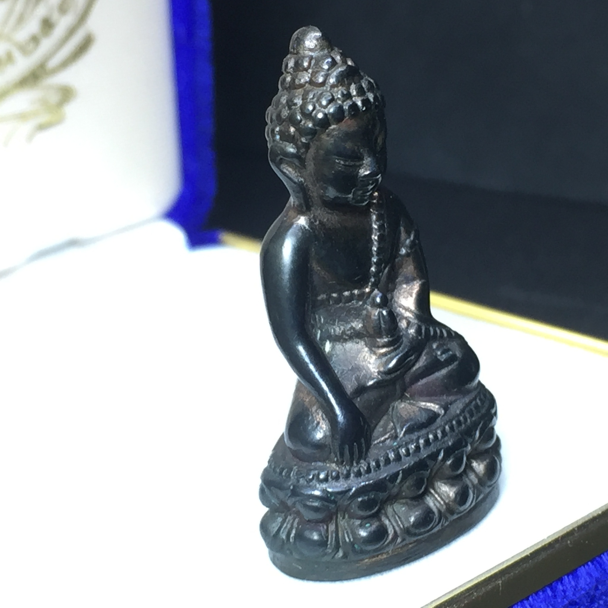 พระกริ่งสมเด็จพระญาณสังวร 80 พรรษา วัดบวรนิเวศวิหาร พ.ศ.2536 เนื้อนวโลหะ