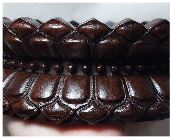 กี๋ ฐานบัว ฐานพระ สไตล์จีน ทรงกลม ท๊อป14.5cm