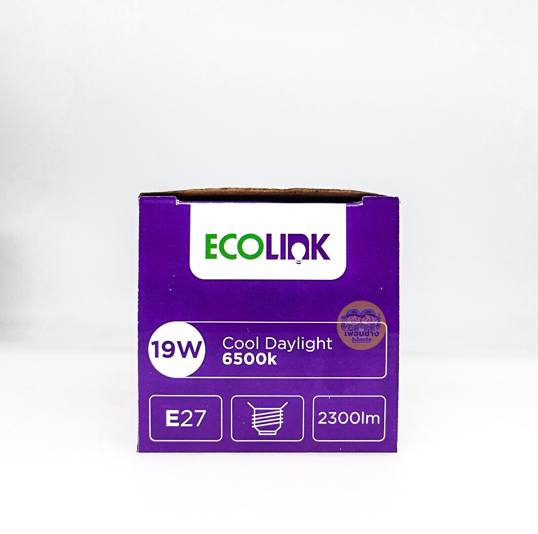 ECOLINK หลอดไฟ LED Bulb 14.5w / 19W แอลอีดี แสงขาว หลอดประหยัดไฟ ประกัน 2 ปี หลอดled