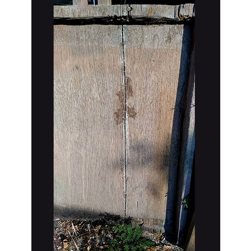 กัวะหรือกั๊วะข้าวเหนียวไม้สักเก่า (มีตำหนิ)