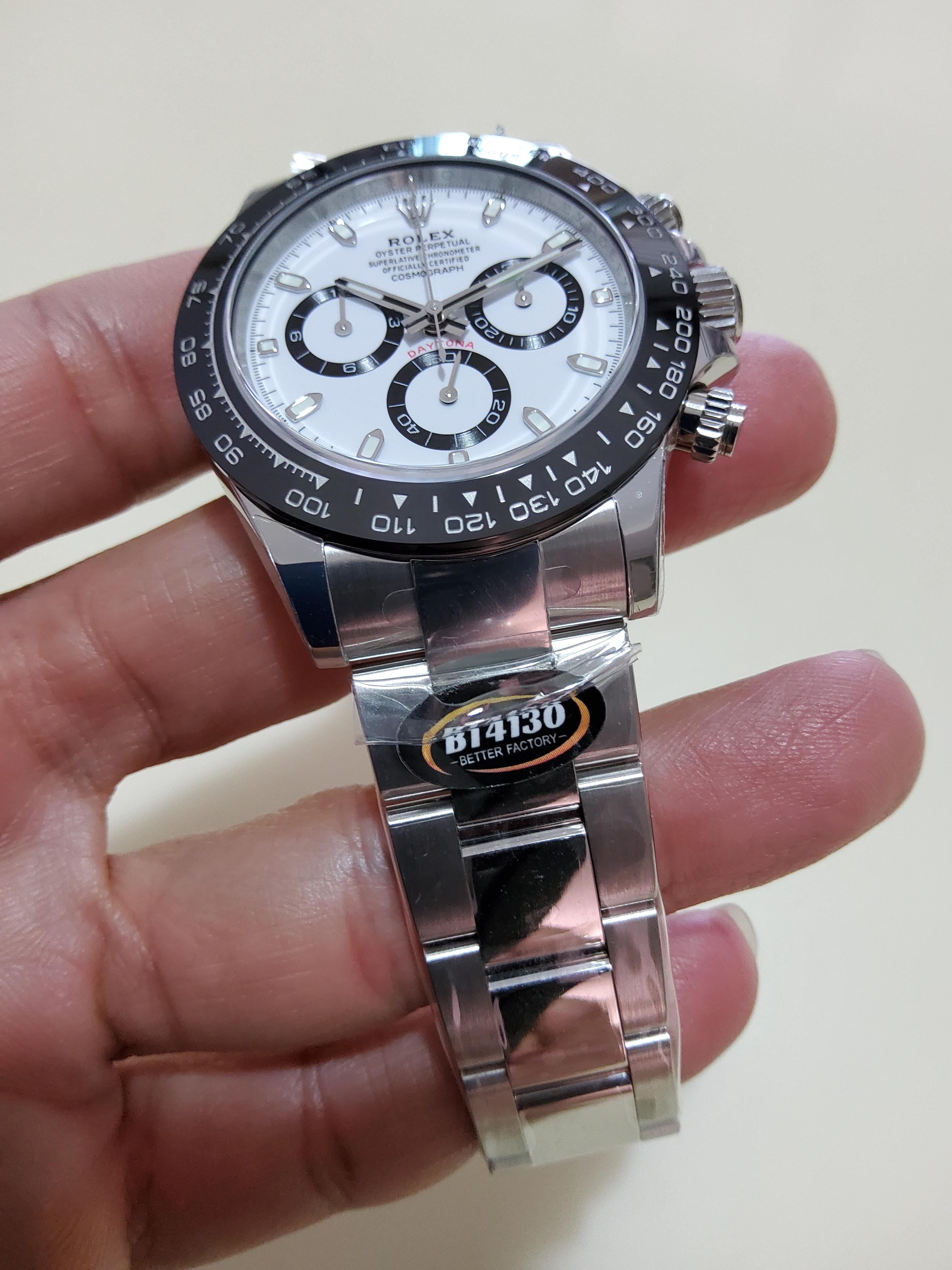 PRE-ORDER ROLEX DAYTONA CERAMIC (40MM.) กลไกโคลน Rolex 4130 By BT FACTORY