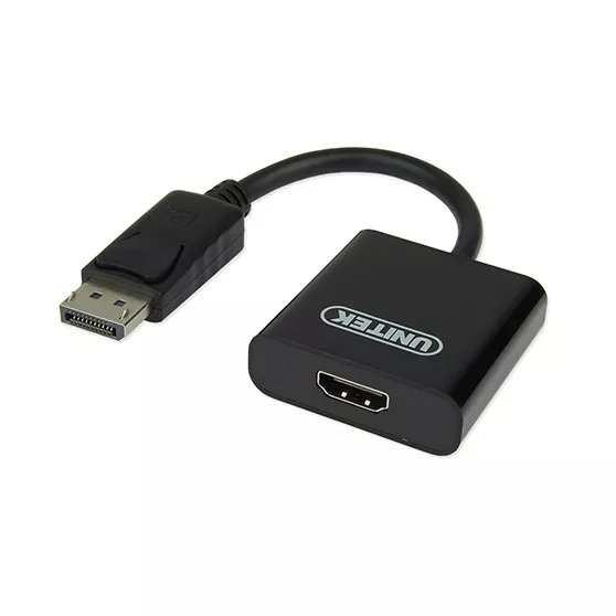 ตัวแปลงDISPLAY PORT MALE TO HDMI FEMALE ; UNITEK / Y-5118DA / 11365