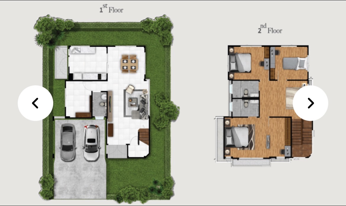 For Sale : Thalang, 2-story detached house @Baan Pon, 4 Bedrooms 3 Bathrooms