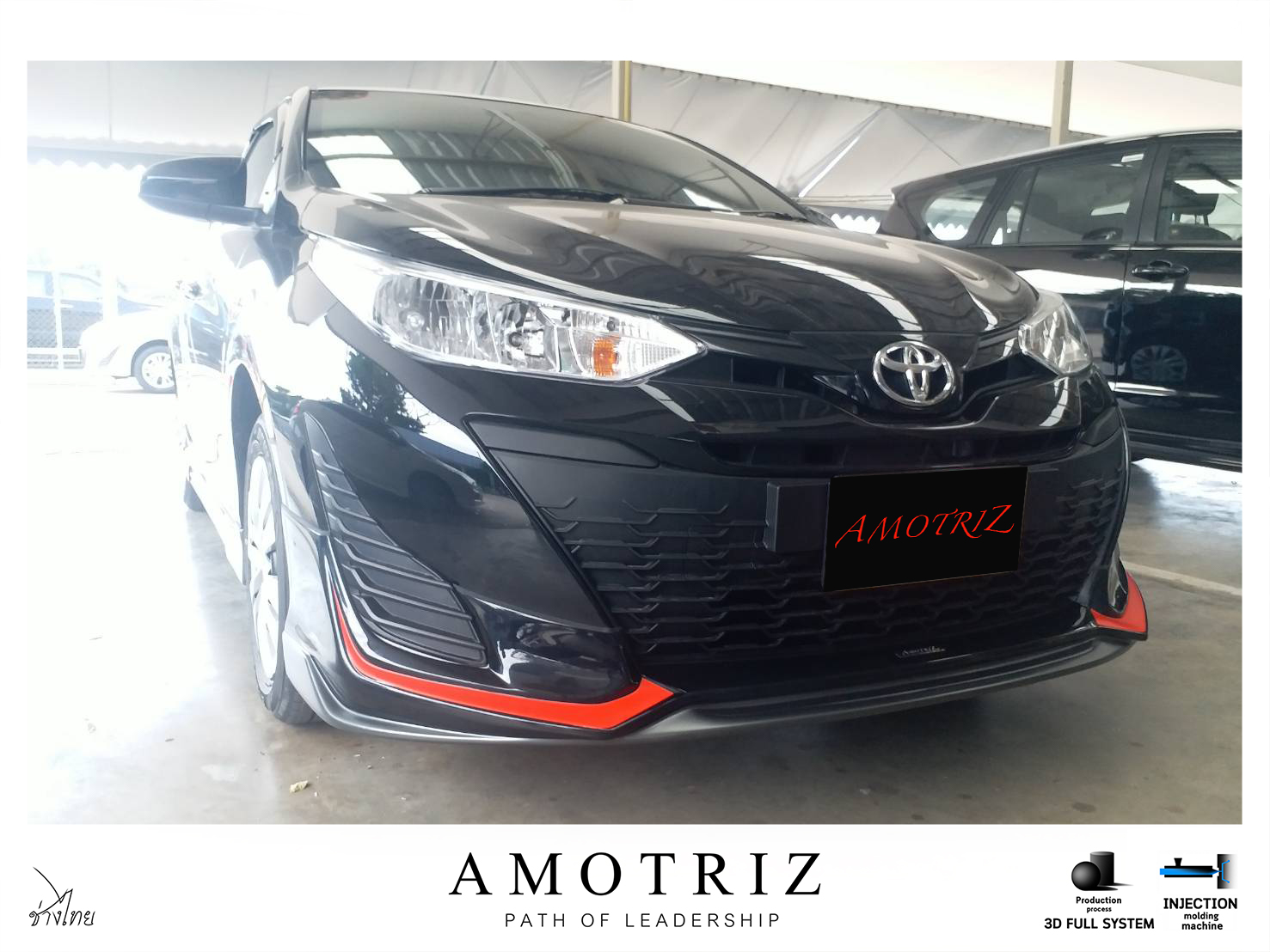 Toyota Yaris ATIV hatchback and sedan bodykits by Amotriz