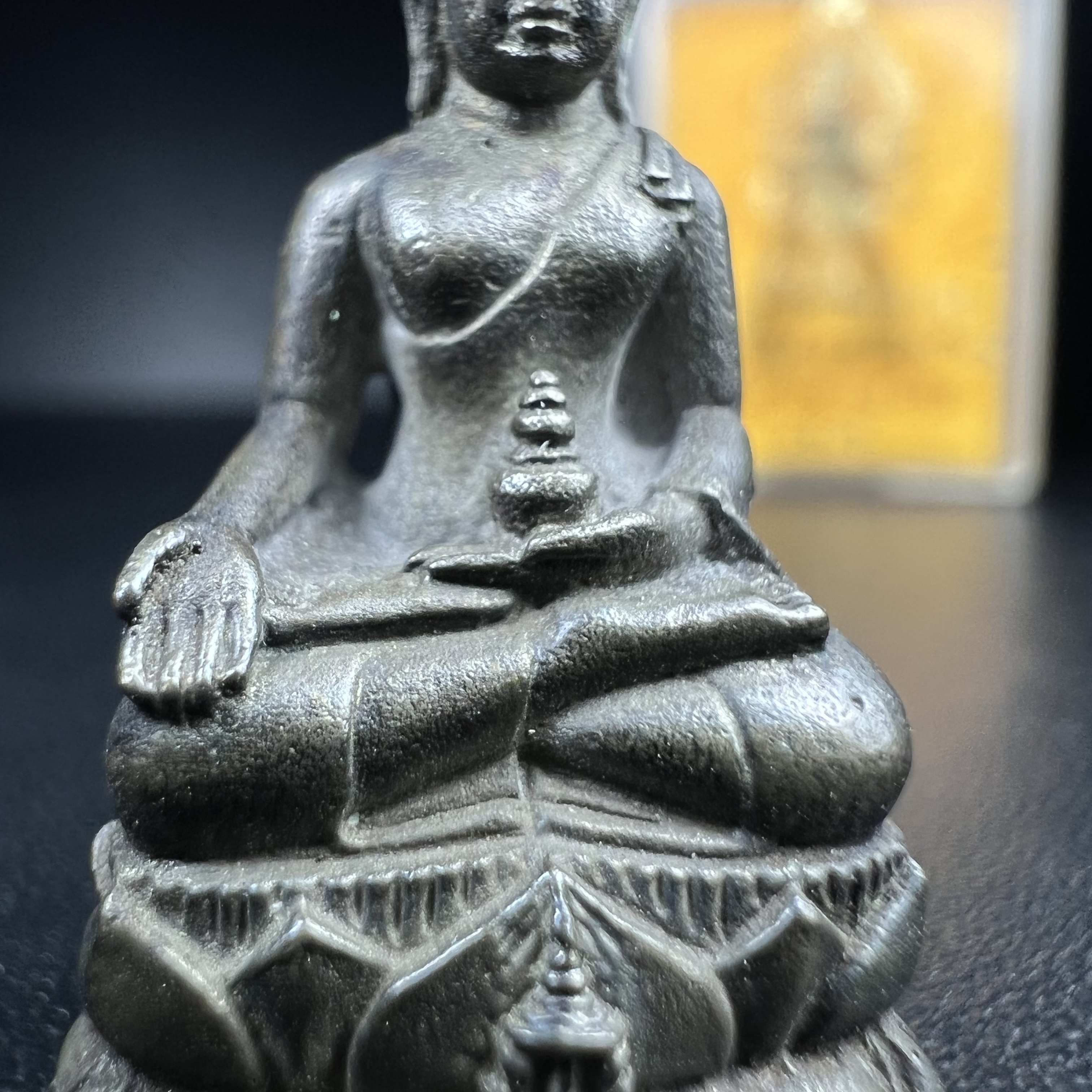 พระกริ่งไพรีพินาศ ภปร. รุ่นแรกของประเทศไทย วัดปทุมวนาราม ปี2535 เนื้อนวโลหะ นิยม งดงามกล่องครบ (ในหลวงรัชกาลที่9เสด็จเททอง)(1ใน3000องค์)หายาก