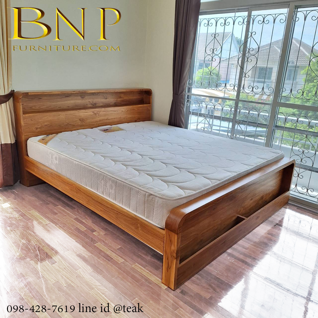 เตียงนอน 6 ฟุต รุ่น รีรัน (เเคปซูน)