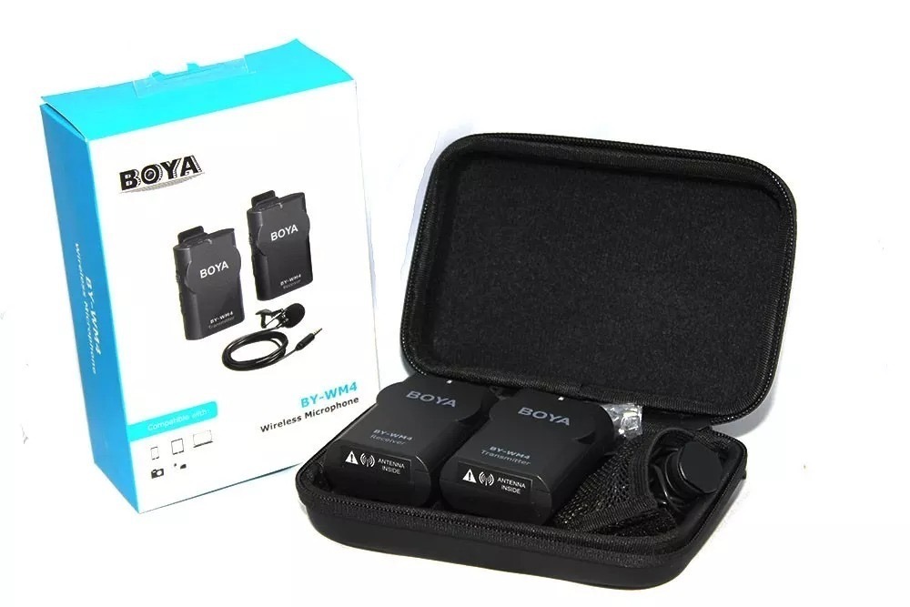 Boya Wireless Microphone สำหรับ กล้อง/สมาร์ทโฟน BY-WM4
