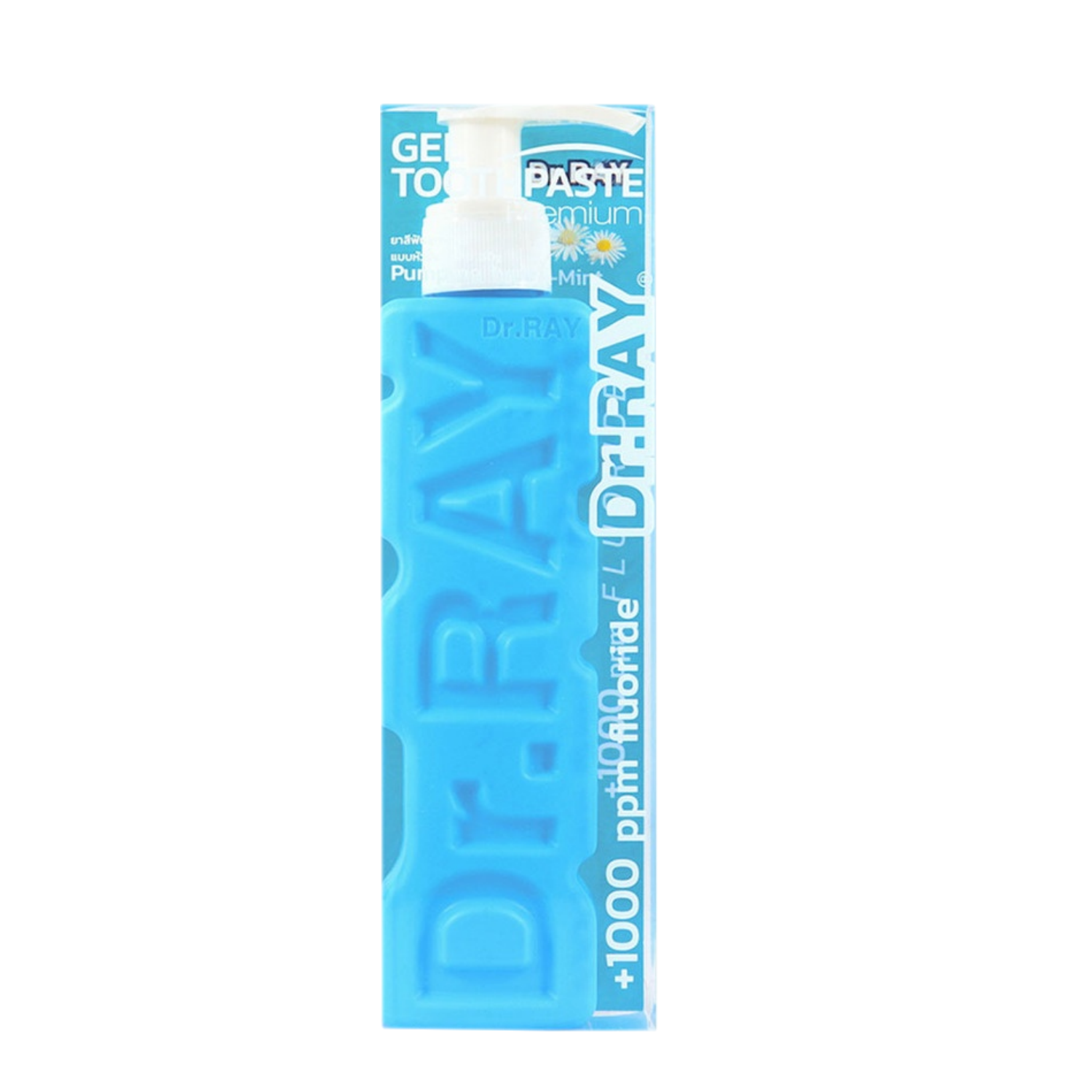 T1 Dr.Ray Natural-mint toothpaste 150g. ( หลอดสีฟ้า )