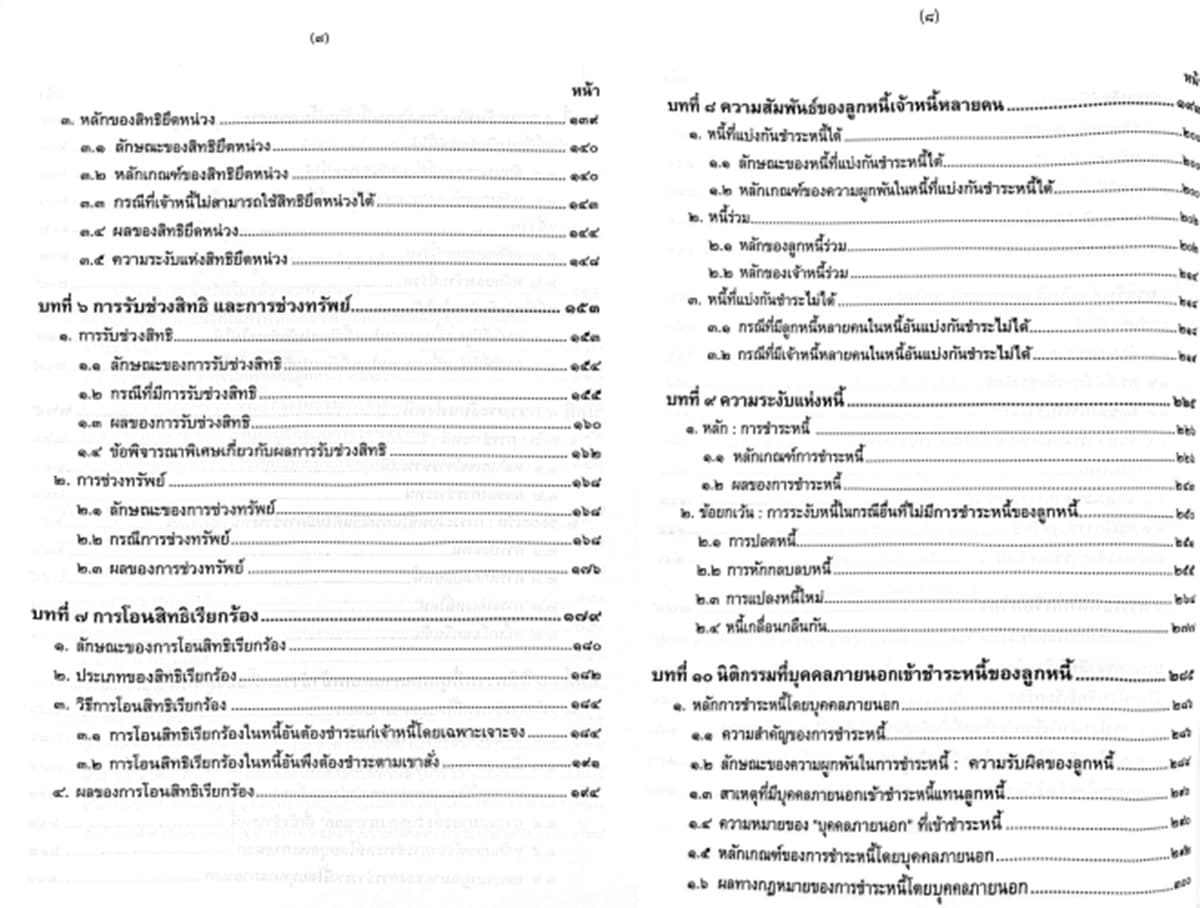 (แถมปกใส) กฎหมายหนี้ : หลักทั่วไป พิมพ์ครั้งที่ 6 ดาราพร ถิระวัฒน์ TBK0937 sheetandbook ALX