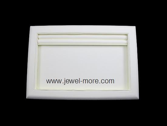 ถาดวางแหวนและเครื่องประดับ serving tray สำหรับร้านค้า สีขาว