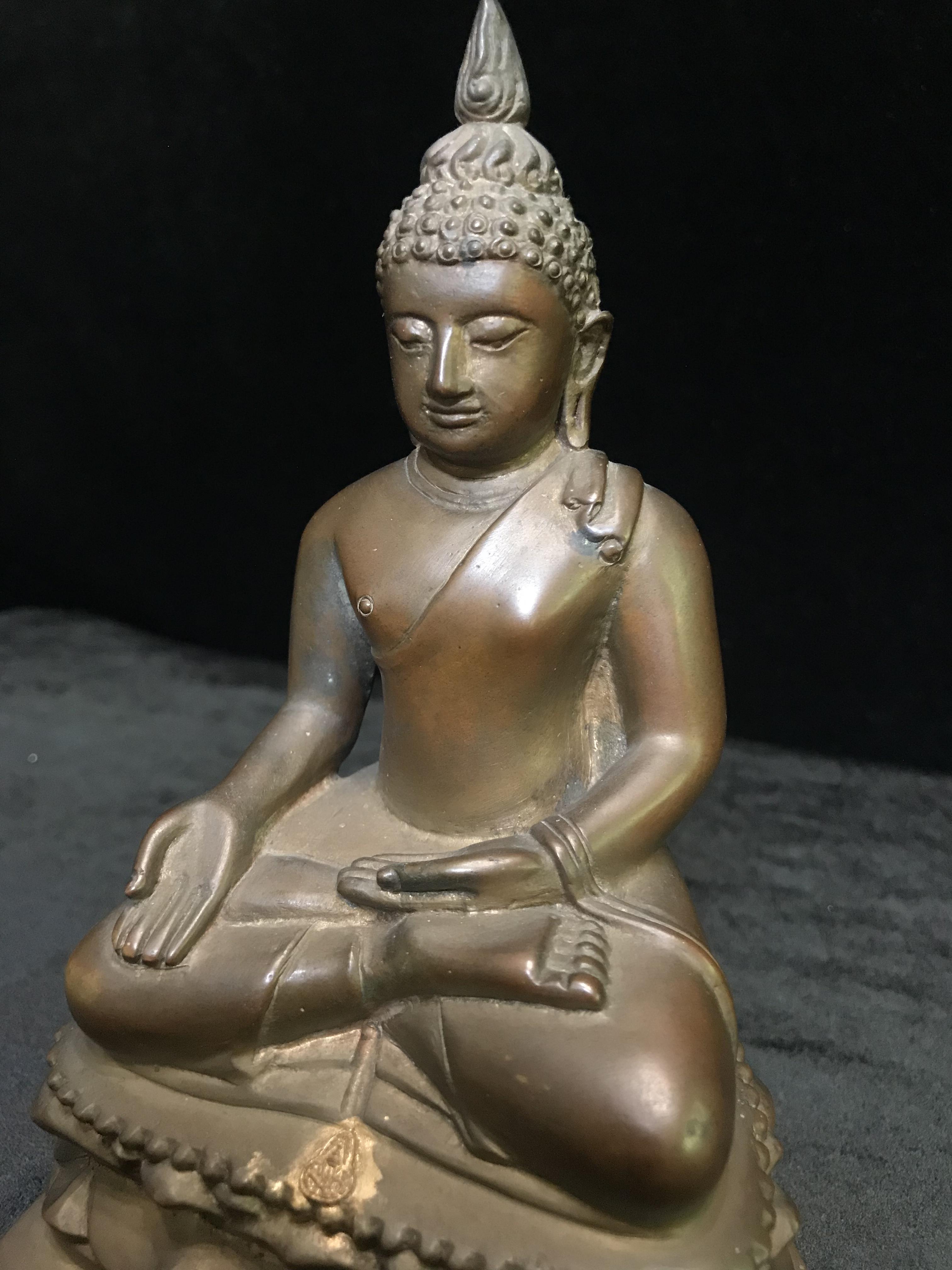 พระไพรีพินาศ วัดบวรนิเวศวิหาร ปี 2544 เนื้อสัมฤทธิ์ หน้าตัก 3นิ้ว (นิยมหายาก)(1ใน2989องค์)