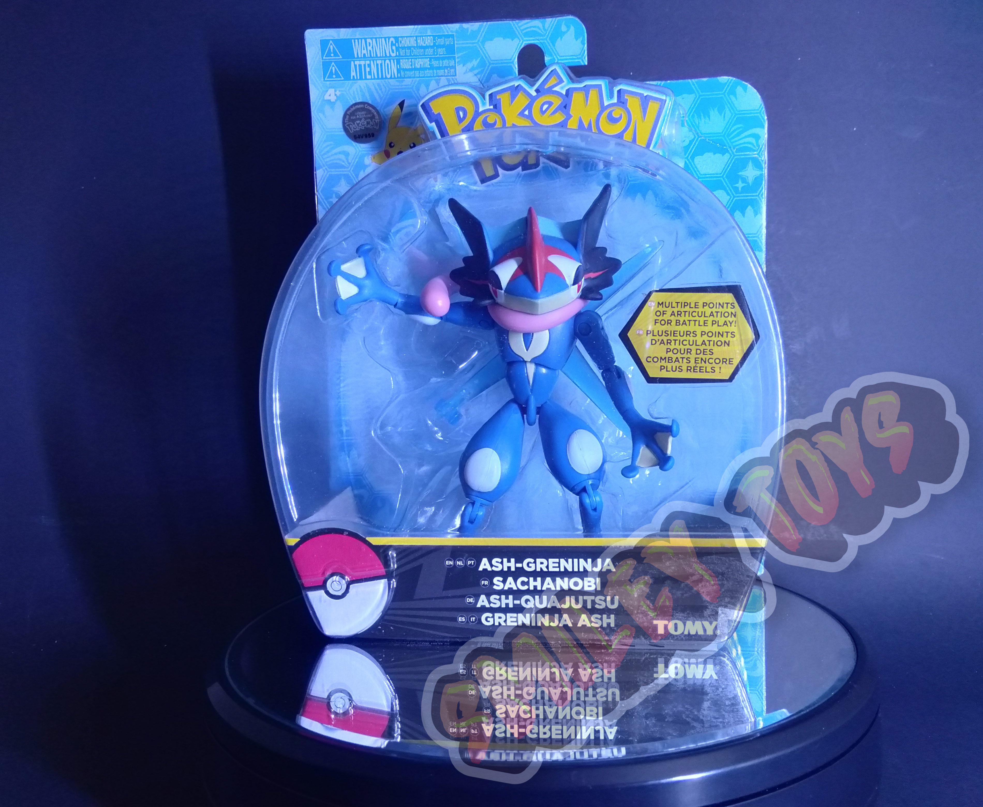 โมเดล Pokemon Action Figure Ash Greninja Boxed Pokemon Monster toy Tomy [ ของแท้ 100% ]