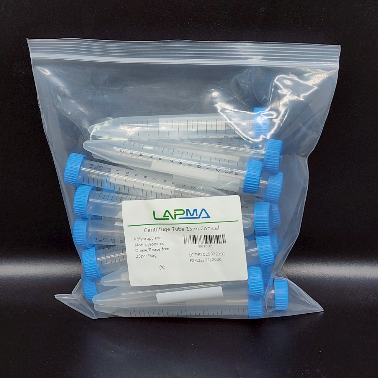 (ขายยกลัง) 15ml Centrifuge Tube ,E.O.Sterile, หลอดทดลองขนาด15ml ปราศจากเชื้อ 100ชิ้น/แพ็ค , 20แพ็ค/กล่อง