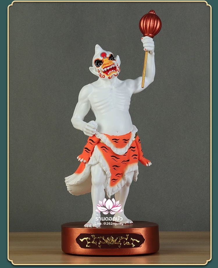 โหงวกุ้ย อู่กุ้ย อู่กุ้ยเจียงจิน หรือ ขุนพลห้าผี เทพบริวารสายนรก งานเรซิ่นคุณภาพสูง ขนาด 8/10/12 นิ้ว