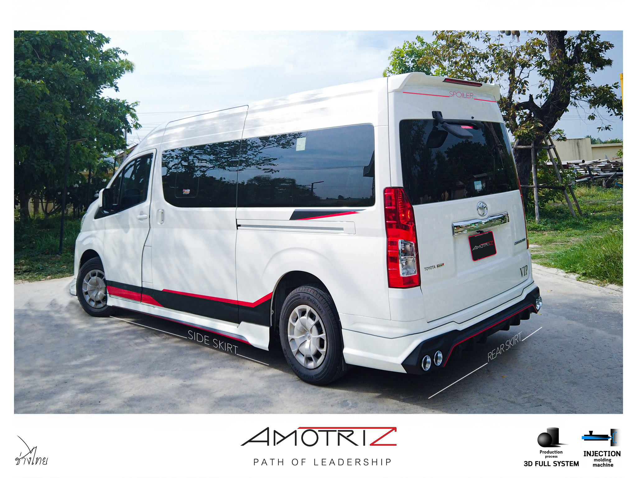 Toyota Commuter 2019 V.2 bodykits by Amoriz