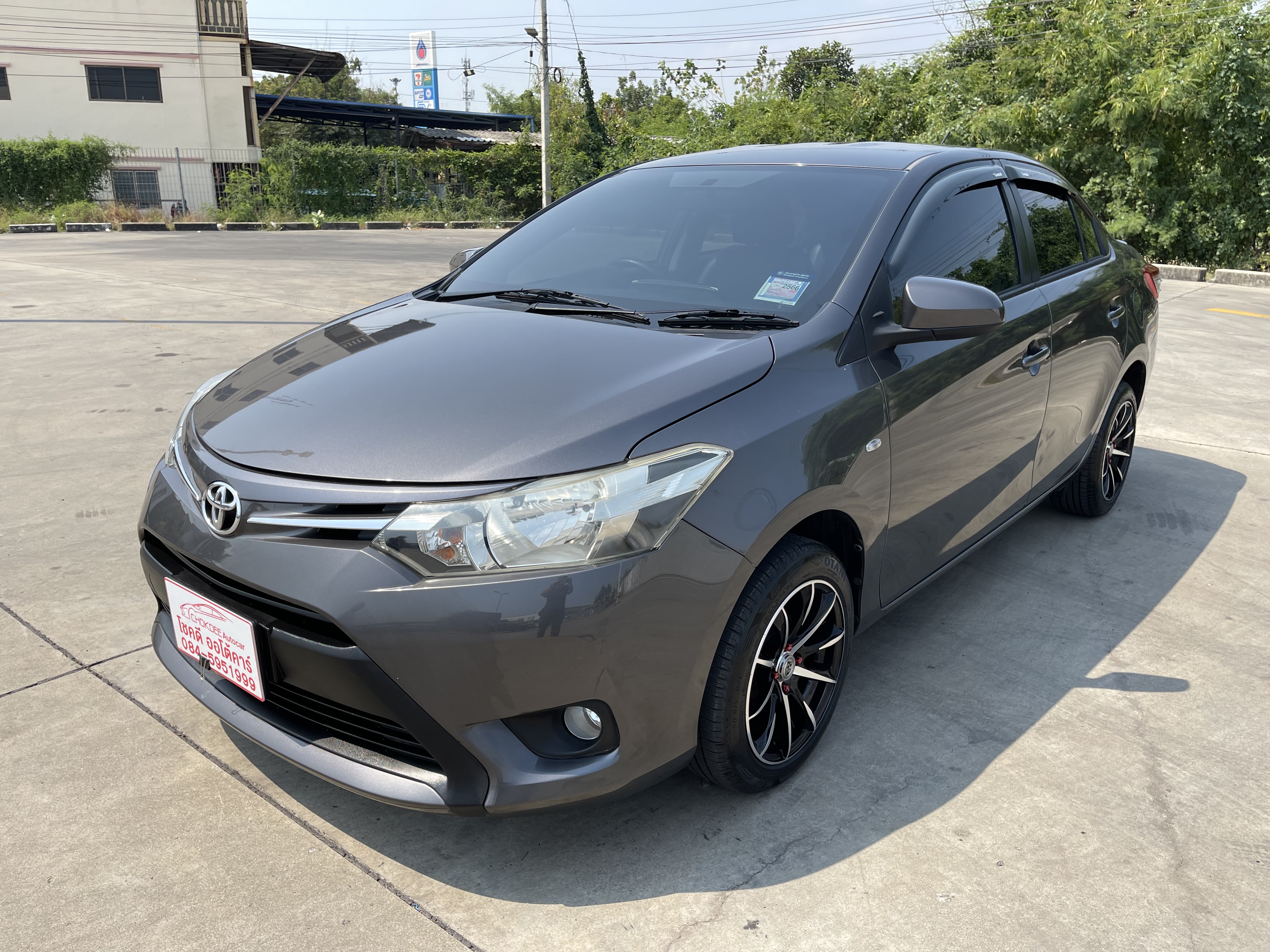 Toyota Vios 1.5 E At 2015 เทาดำ