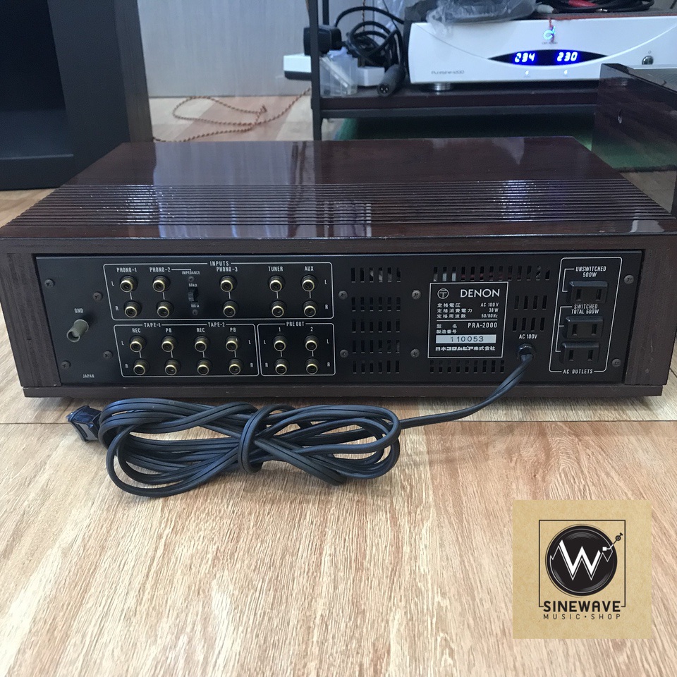 ฝากขาย Pre + Power ยี่ห้อ Denon รุ่น PRA-2000 + POA-3000 (Made in Japan)