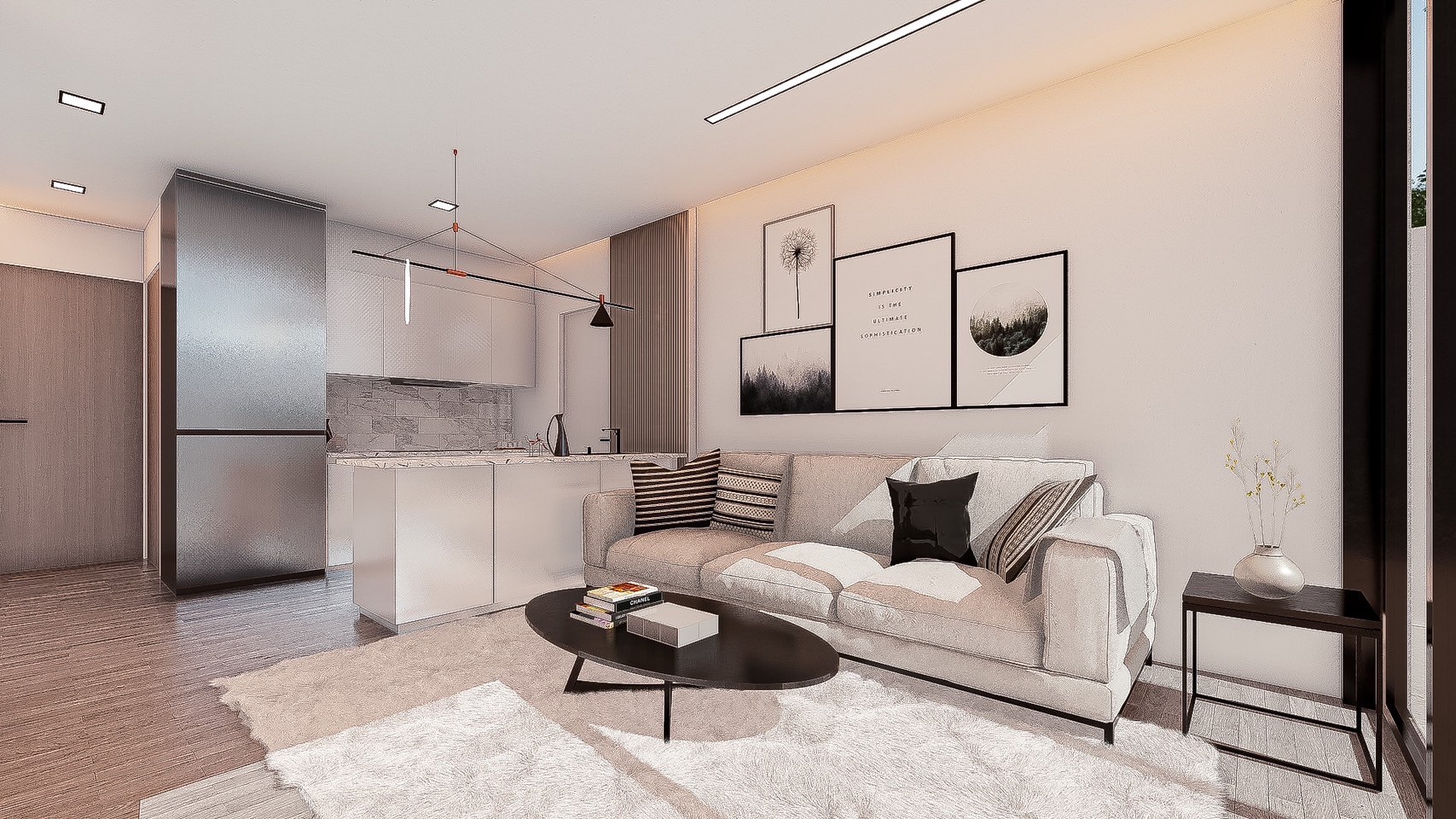 For Sale : Pasak, Private pool villa modern style, 3 Bedrooms 2 Bathrooms