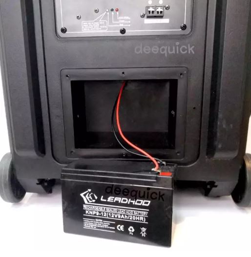 ตู้ลำโพง 15 นิ้ว 80W มีไฟ LED Soundmilan รุ่น T16