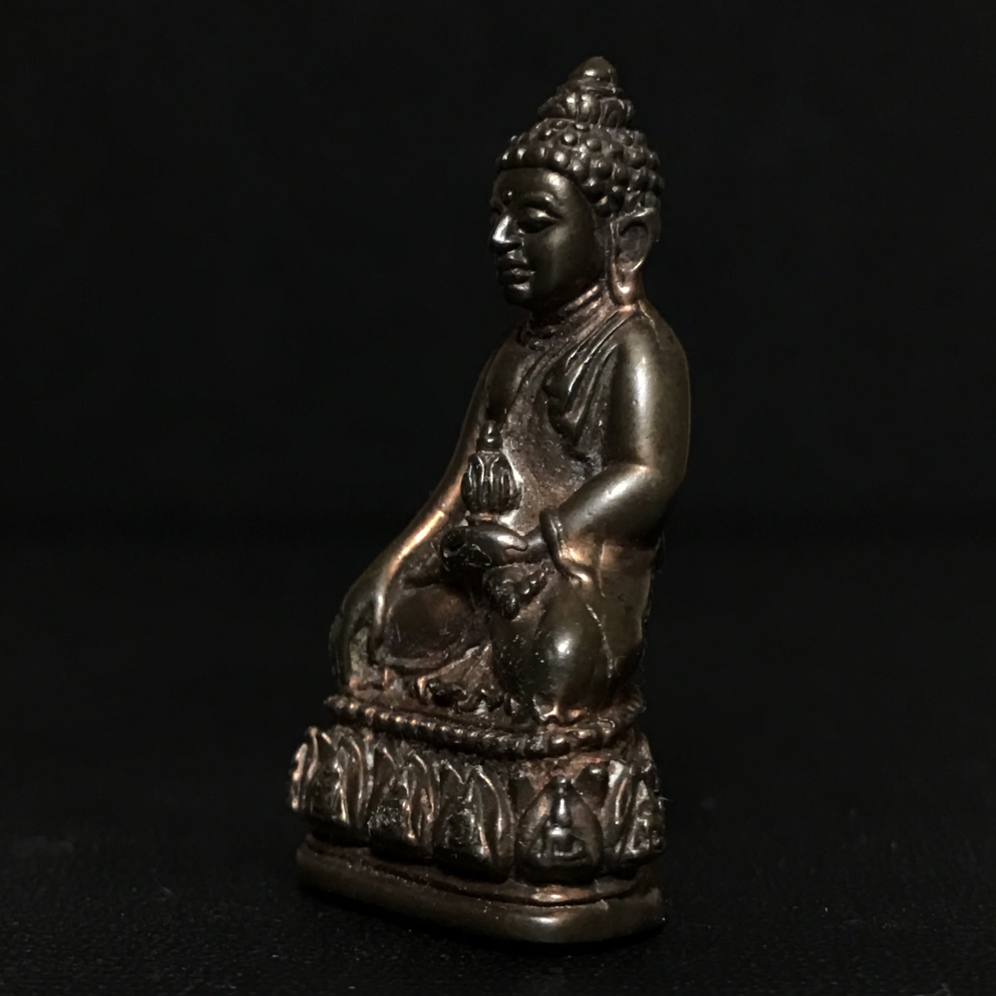 พระกริ่งธรรมราชา (กริ่งพระราชบิดา) วัดนางพญา ปี2514 เนื้อนวโลหะ(สุดยอดพิธีสุดยอดพุทธศิลป์)