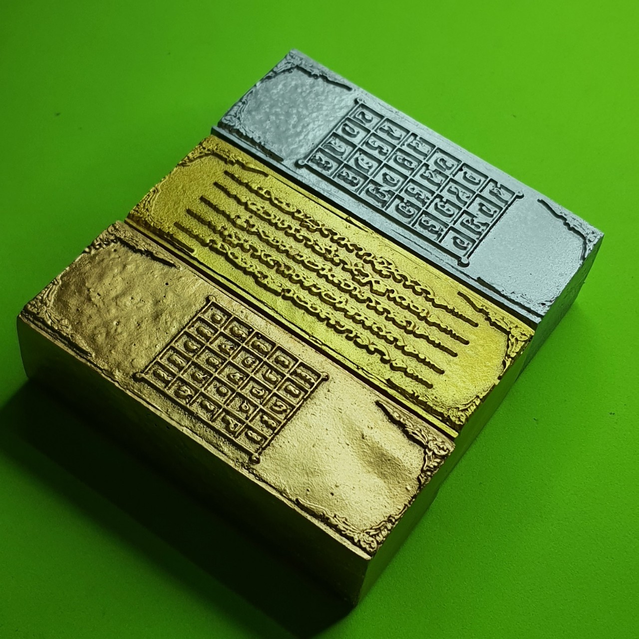 ของป้องกัน อิฐ เงิน ทอง นาค ลงเสาเอก เสาโท ปลุกเสกแล้ว