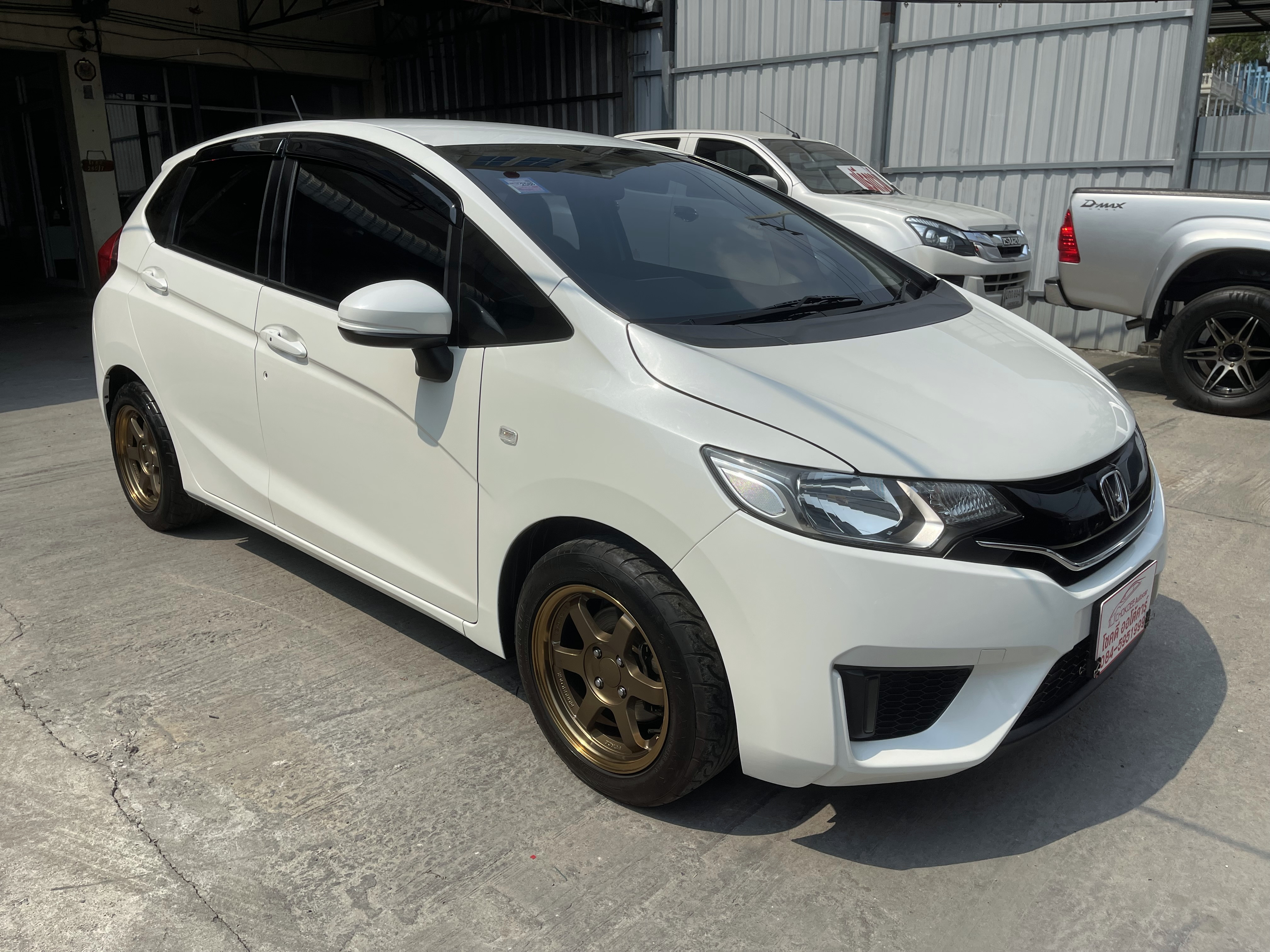Honda Jazz 1.5 V+ At 2017 ขาวมุก