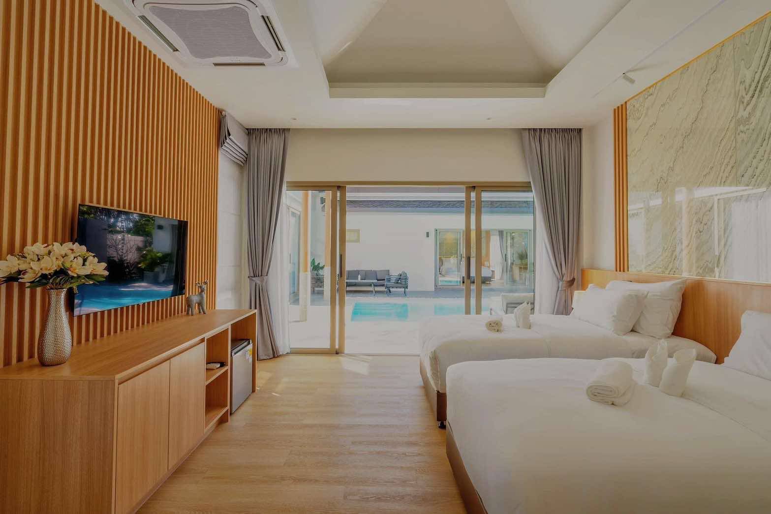 For Rent : Chalong, Luxury Pool Villa near The Big Buddha, 3 Bedrooms 4 Bathrooms