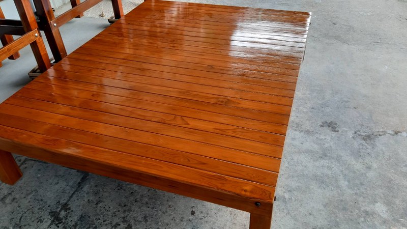 เตียงเเคร่ 5 ฟุต ขนาด 150x200 สูง 40 ซม.